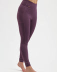 Tara Pocket Yoga Legging - Berry
