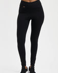 Tara Pocket Yoga Leggings - Onyx Black