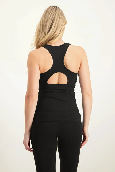 Anjea Yoga Sport Top - Onyx Black