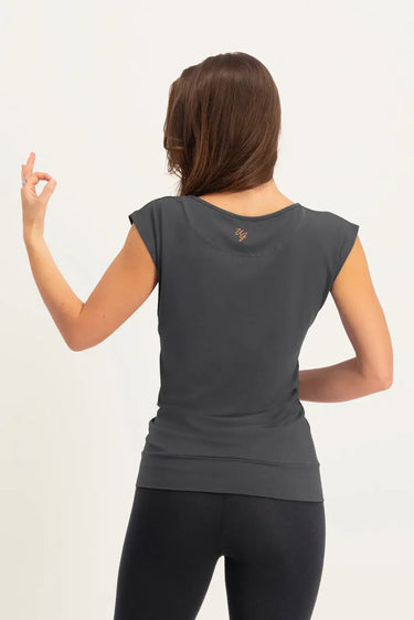 Asana Yoga Tee  - Ash