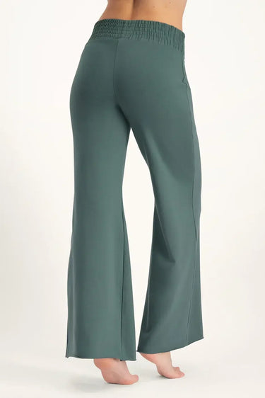 Flow Wide Yoga Pants - Forest