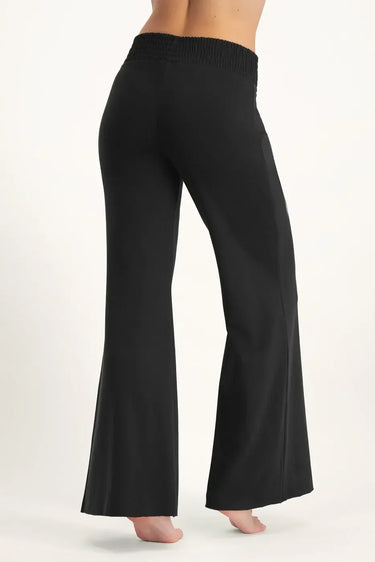 Flow Wide Yoga Pants - Onyx Black