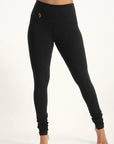 Gaia Yoga Leggings - Onyx Black