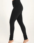 Gaia Yoga Leggings - Onyx Black