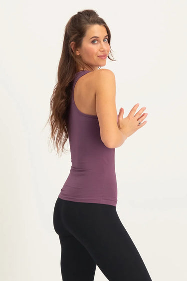 Hamsa Core Yoga Tank - Mauve
