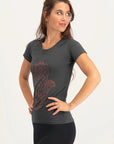 Hamsa Core Yoga Tee - Ash