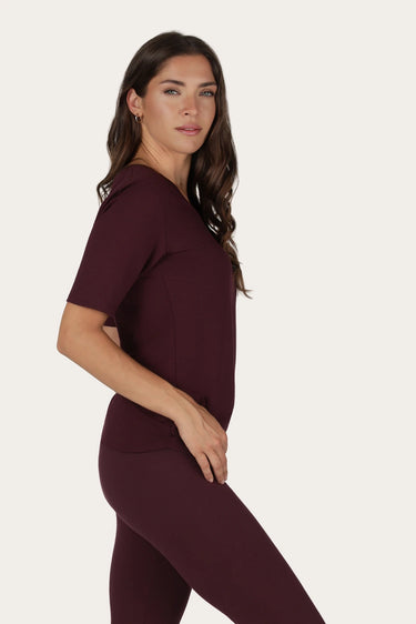 Kami Yoga Tee - Fig