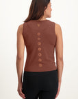 Karuna Balance Loose Fit Tank - Mocca