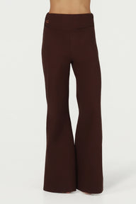 Maeve Wide Yoga Pants - Cacao