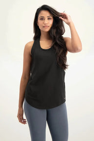 Maya Yoga Tank - Onyx Black