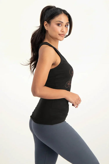 Metatron Core Yoga Tank - Onyx Black
