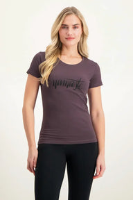 Namaste Core Yoga T-Shirt - Berry