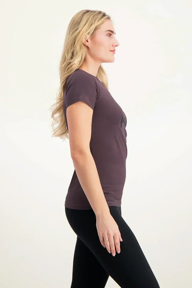 Namaste Core Yoga T-Shirt - Berry