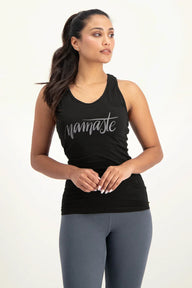 Namaste Core Yoga Tank – Onyx Black