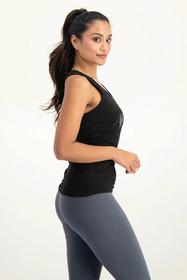 Namaste Core Yoga Tank - Onyx Black