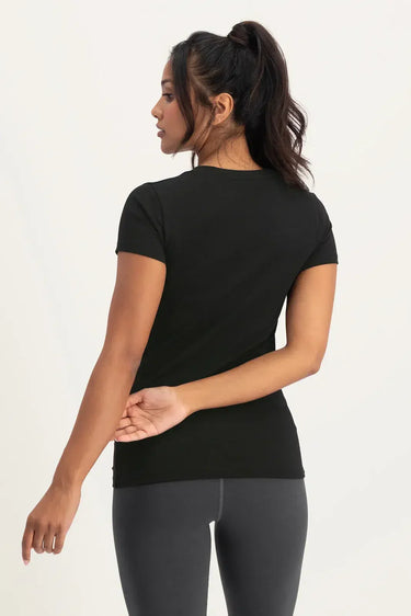 Om Core Yoga Top - Onyx black