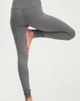 Satya Yoga Legging - Charcoal