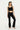 Aura Flared Yoga Sporthose – Onyx Black