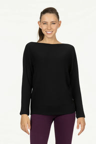 Budhi Yoga Langarmshirt - Onyx Black