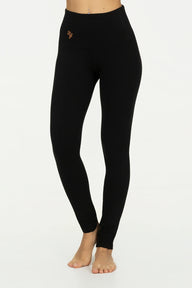 Gaia Yoga Leggings - Onyx Black