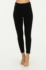 Isara 7/8 Yoga Legging  - Onyx Black
