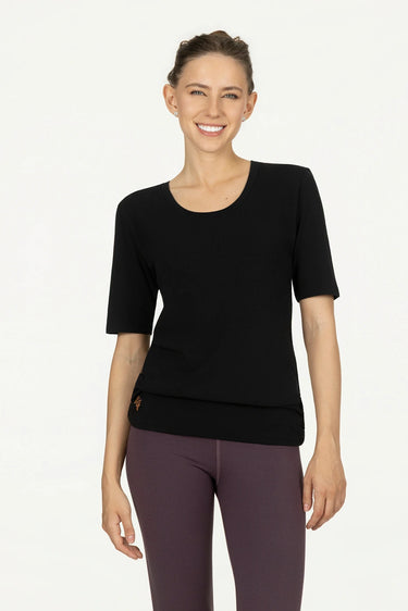 Kami Yoga Tee - Onyx Black