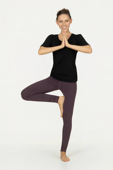 Kami Yoga Tee - Onyx Black