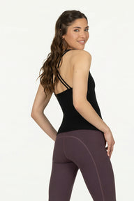 Lyrais Yoga Tank - Onyx Black