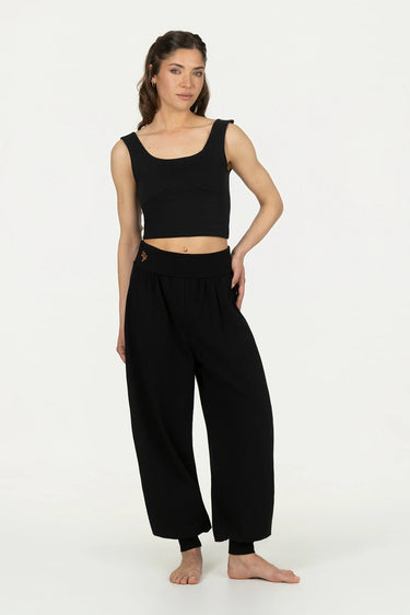 Rhea Yoga Hose - Onyx Black