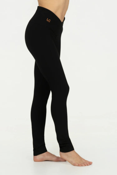 Sati High Waist Yoga Legging - Onyx Black