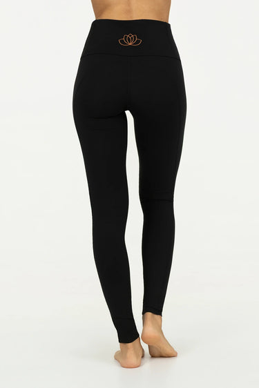 Surya Dry Fit Yoga Leggings - Onyx Black