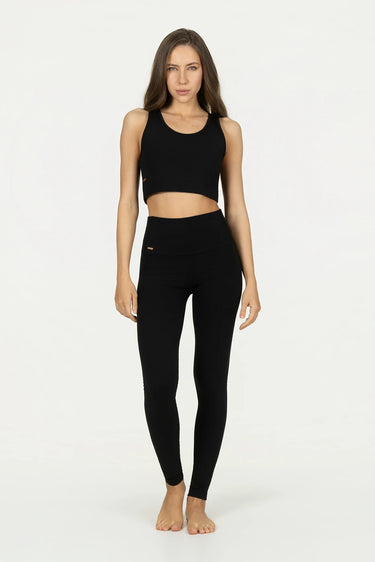 Surya Dry Fit Yoga Leggings - Onyx Black
