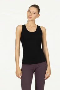 Surya Yoga Top - Onyx Black