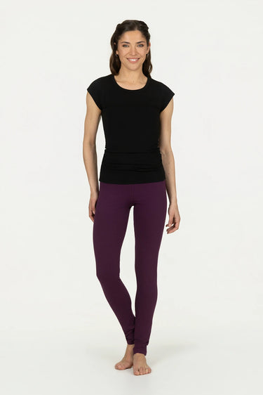 Zefira Yoga Tee - Onyx Black