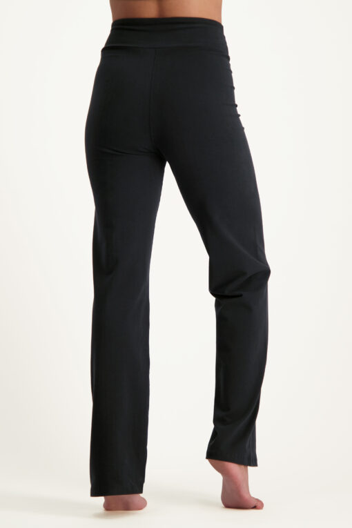 Agni wijde yoga broek-high waist yoga broek met losse pijpen-urban black-15515501