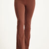 Anandafied midwaist yoga pants - women's yoga pants flare-mocca-15095556