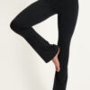 Anandafied flared yoga broek - dames yoga broek duurzaam-urban black-9175501