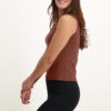 Karuna Balance Loose-fit yoga tank – yoga knot crop top – Mocca - 15443055