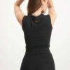 Lakshmi Yoga-Knotenhemd -urban schwarzurban black-rückseite - Modell