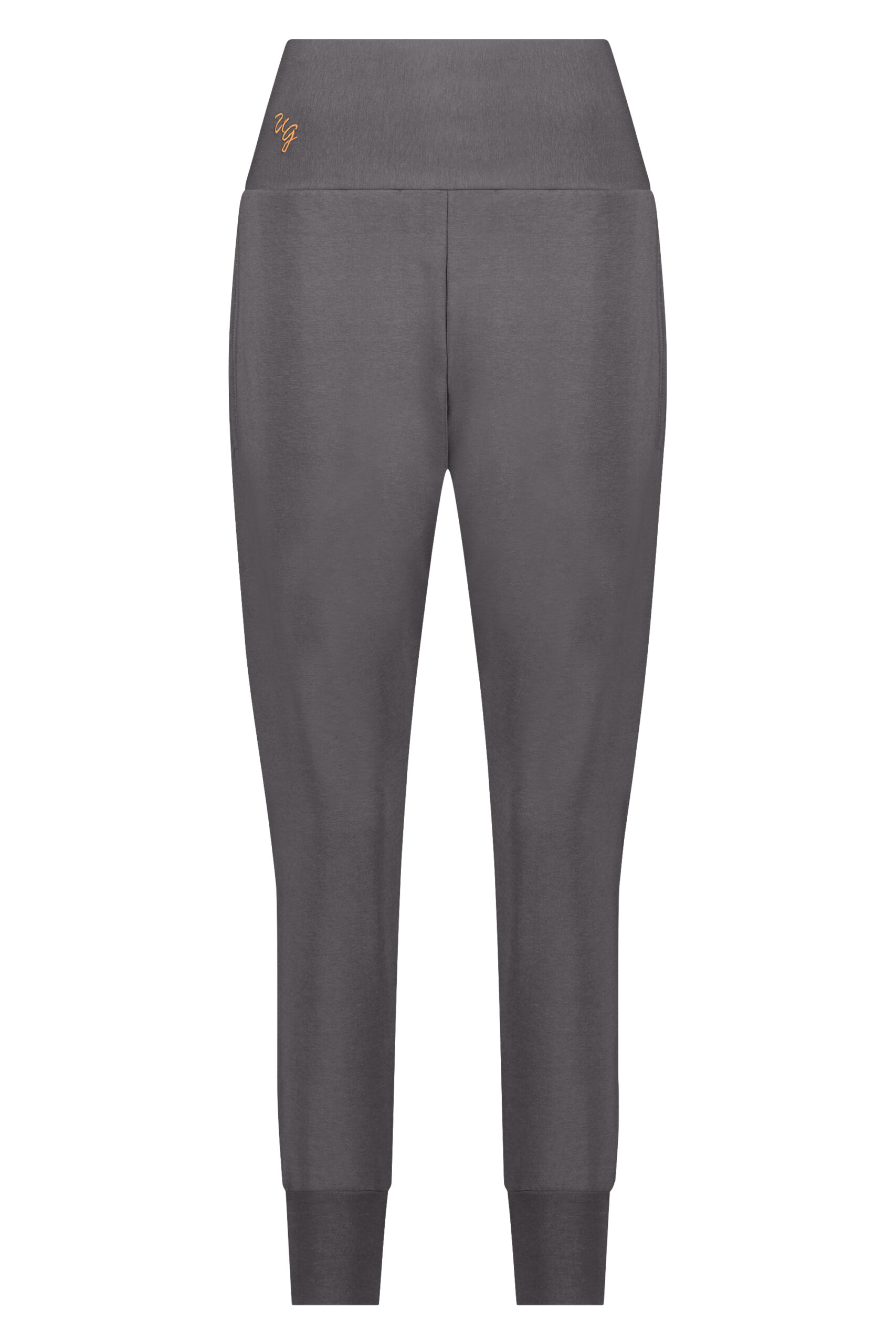bhumi loose fit yoga pants-charcoal_front