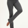 Flared yoga pants Pranafied_charcoal_front_model