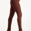 Virya Yoga-Leggings-Granat-12415545-Yoga-Leggings mit hoher Taille
