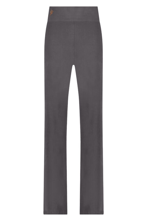 Agni wijde yoga broek-high waist yoga broek met wijde pijpen-urban black-15515501