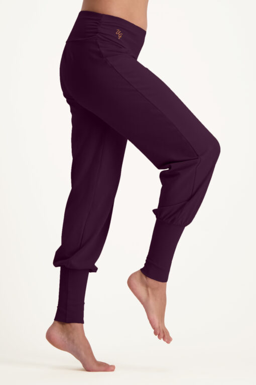 wide yoga harem pants Dakini-loose yoga pants made of organic cotton-Bloom-15095570