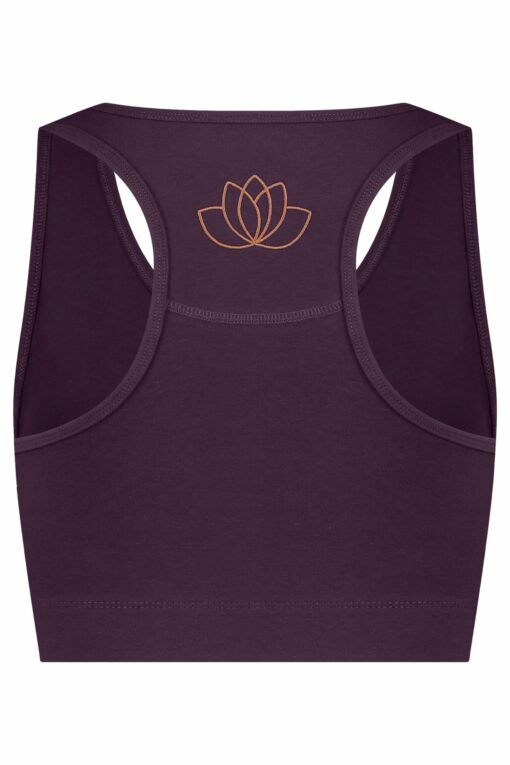 surya yoga sport bh top - bloom - urban goddess yoga & active wear - model back