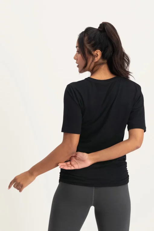 Kami Yoga Tee - Onyx Black - Afbeelding 3