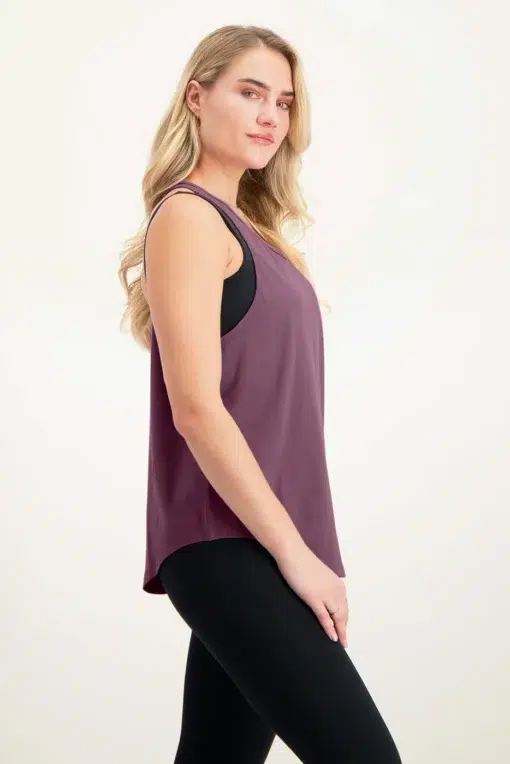 Maya Yoga Tank - Mauve – Bild 2