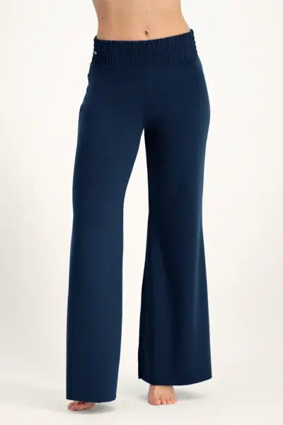 Flow Wide Yoga Pants - Midnight